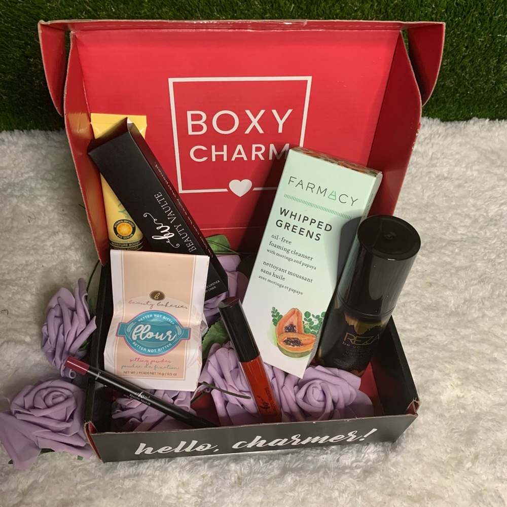 Boxy Charm Makeup, Face Products, and Hair Product